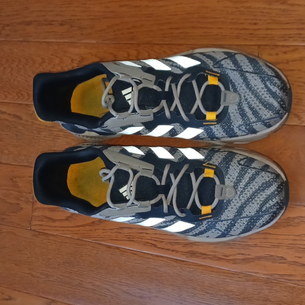 Adidas X9000L4 Jetboost Running Shoes Chalky Brown Camo Men's Size 9.5